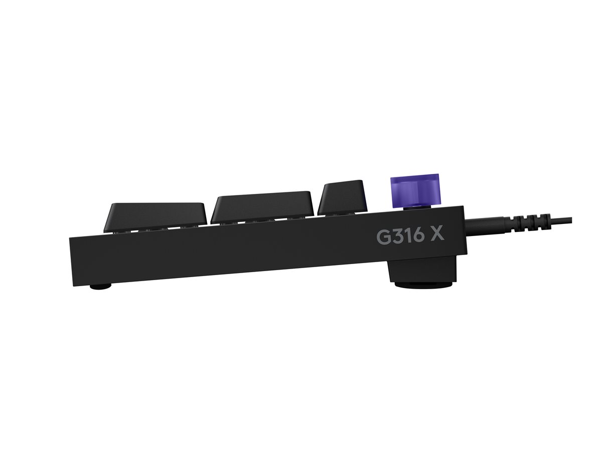 Logitech G G316 X 98 - klávesnice - 98% full size - QWERTZ - česká/slovenská - černá Vstupní zařízení – foto 6