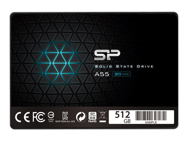 Dysk SSD Silicon Power A55 512GB 2.5'' SATA3 (560/530) 3D NAND, 7mm