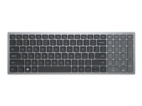 Dell KB740 - keyboard - compact, multi device - QWERTY - UK - titan grey Input Device