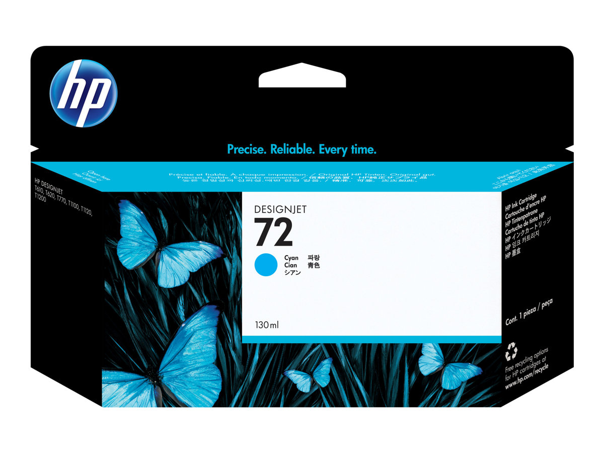 HP NO72 CARTOUCHE ENCRE CYAN VI