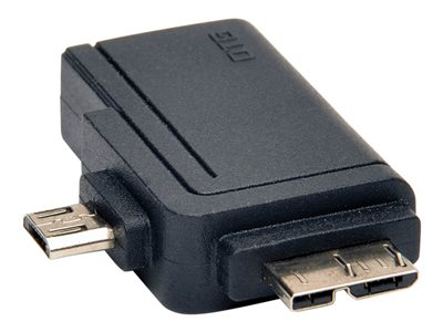 Tripp Lite 2-in-1 OTG Adapter USB 3.0 Micro B & USB 2.0 Micro B to USB A
