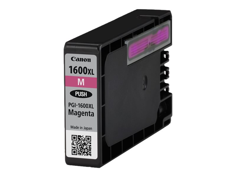 Canon PGI-1600XL M High Yield magenta original ink Package view Front 79525