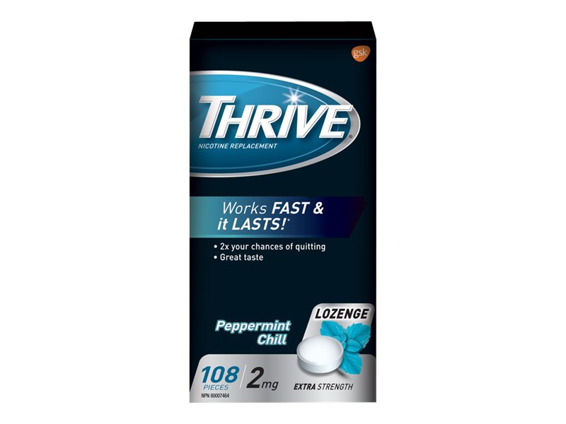 Thrive Nicotine Lozenges 2mg  - Mint - 108 lozenges