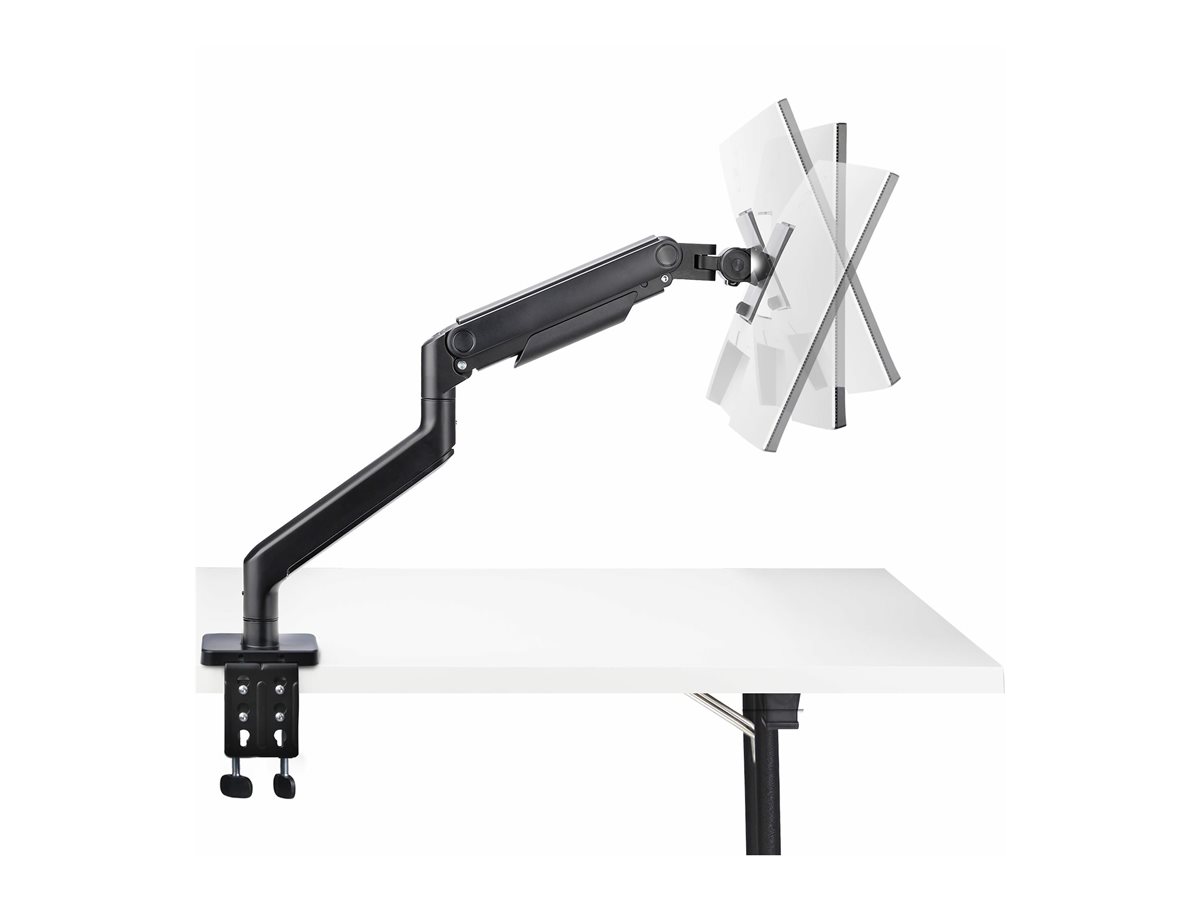 StarTech.com Monitor Desk Mount For 49" Ultrawide Curved Screen, Max 44lb montážní sada - nastavitelná ramena s mechanickou pružinou - pro LCD displej/zahnutý LCD displej - černá – foto 8