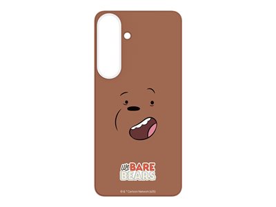 SAMSUNG GALAXY S25  WE BARE BEARS GRIZZLY FLIPSUIT CARD BROWN