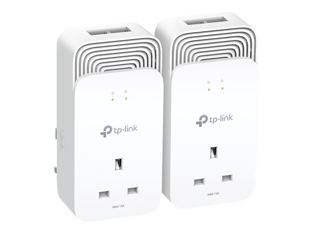 Image of TP-Link PG2400P KIT V1 - powerline adapter kit - wall-pluggable