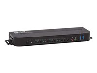 Tripp Lite HDMI USB KVM Switch 4-Port 4K 60Hz HDR HDCP 2.2 IR USB Sharing - KVM-/Audio-/USB-Switch - 4 x KVM/Audio/USB - 1 lokaler Benutzer - Desktop