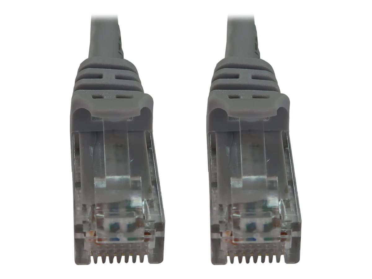 Eaton Tripp Lite Series Cat6a 10G Snagless Molded UTP Ethernet Cable (RJ45 M/M), PoE, Gray, 100 ft. (30.5 m)