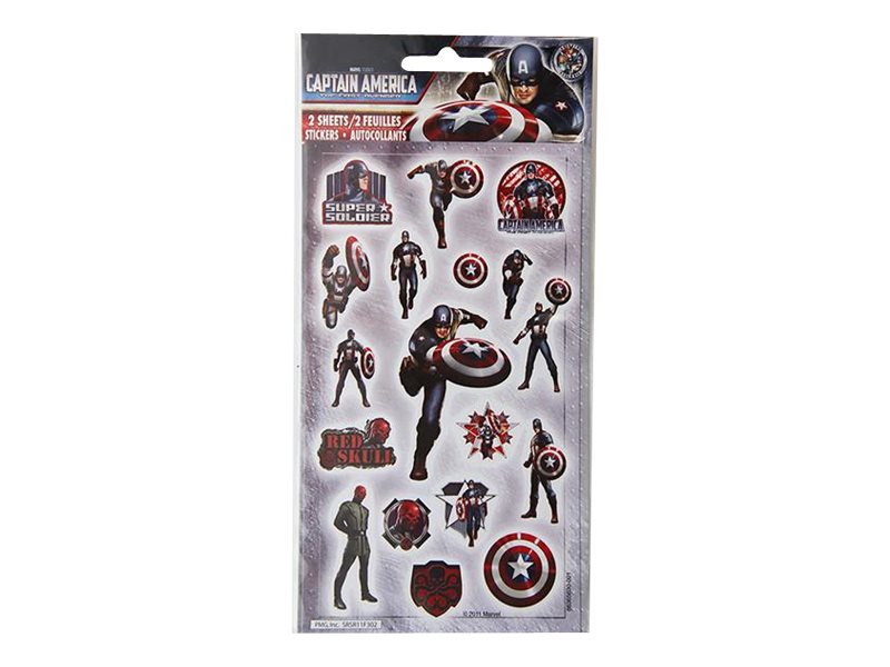 Marvel's Captain America Stickers - Assorted