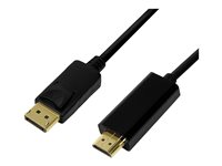 LogiLink Videokabel DisplayPort / HDMI 3m Sort