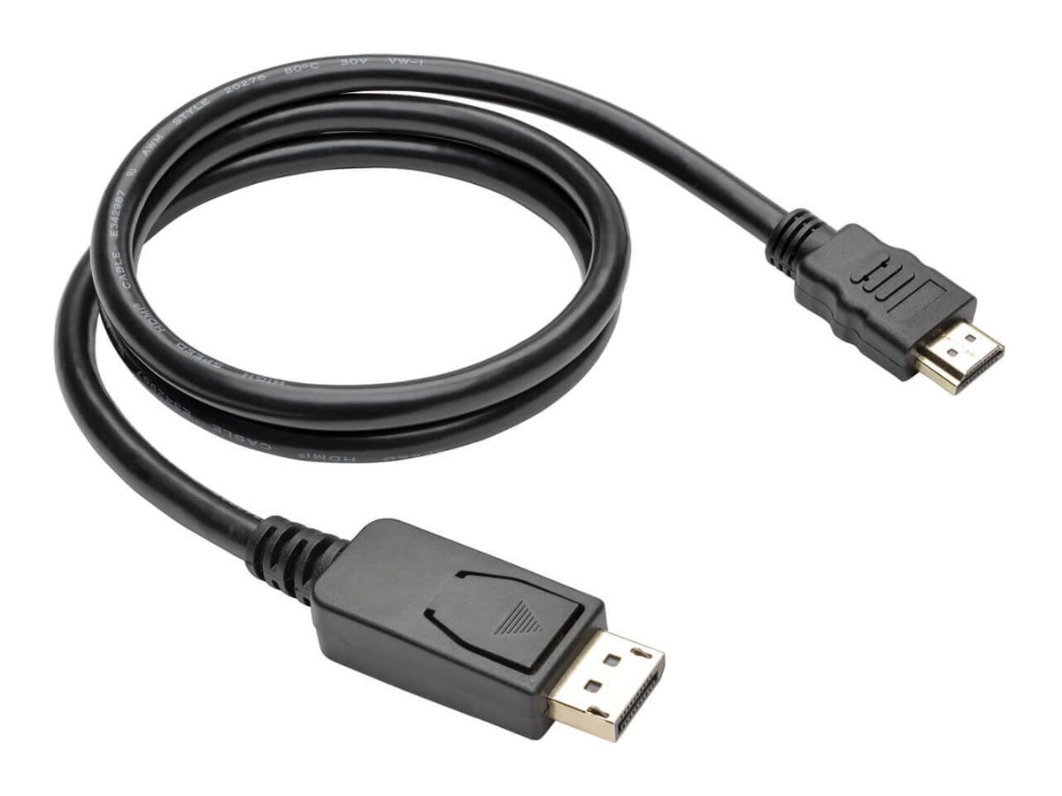 Tripp Lite 3ft DisplayPort to HDMI DP to HDMI Adapter Active Converter DP 1.2 M/M 3'