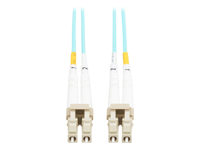 Eaton Tripp Lite Series 10Gb Duplex Multimode 50/125 OM3 OFNP Fiber Patch Cable (LC/LC) - Aqua, 4 m (13.1 ft.), TAA