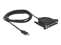 DeLOCK IEEE-1284 USB / parallelkabel 1.8m Sort