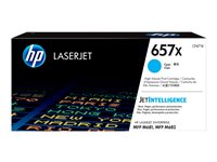 HP 657X LJ Toner Cartouche Cyan HY