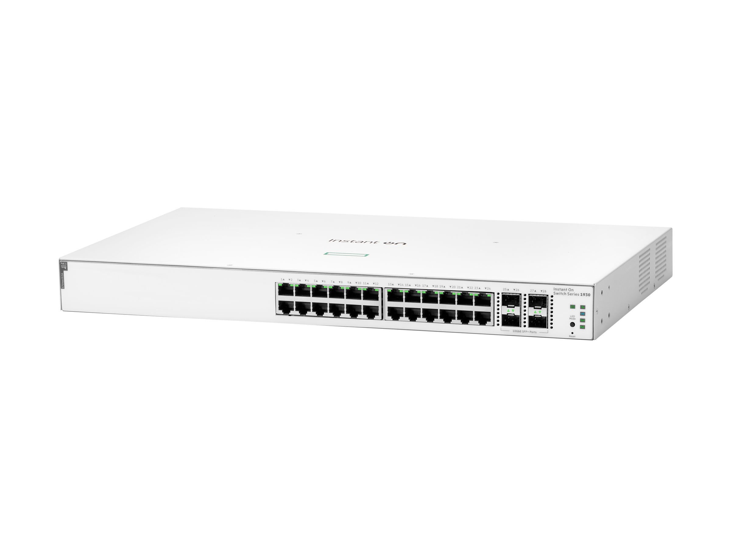 HPE Networking Instant On 1930 24G Class4 PoE 4SFP/SFP+ 195W Switch - switch - 28 ports - Managed - rack-mountable