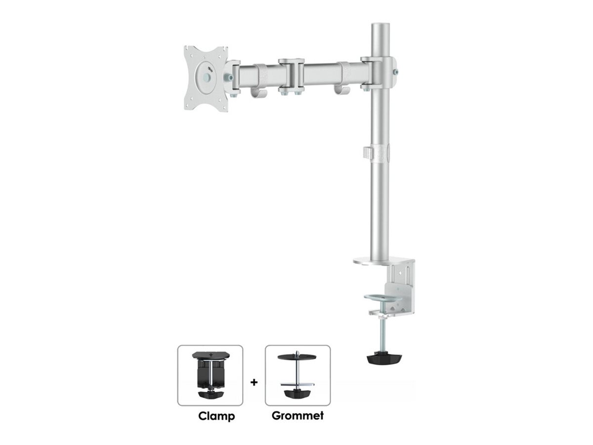 NEOMOUNTS Flat Desk Mount 1 screen Silv