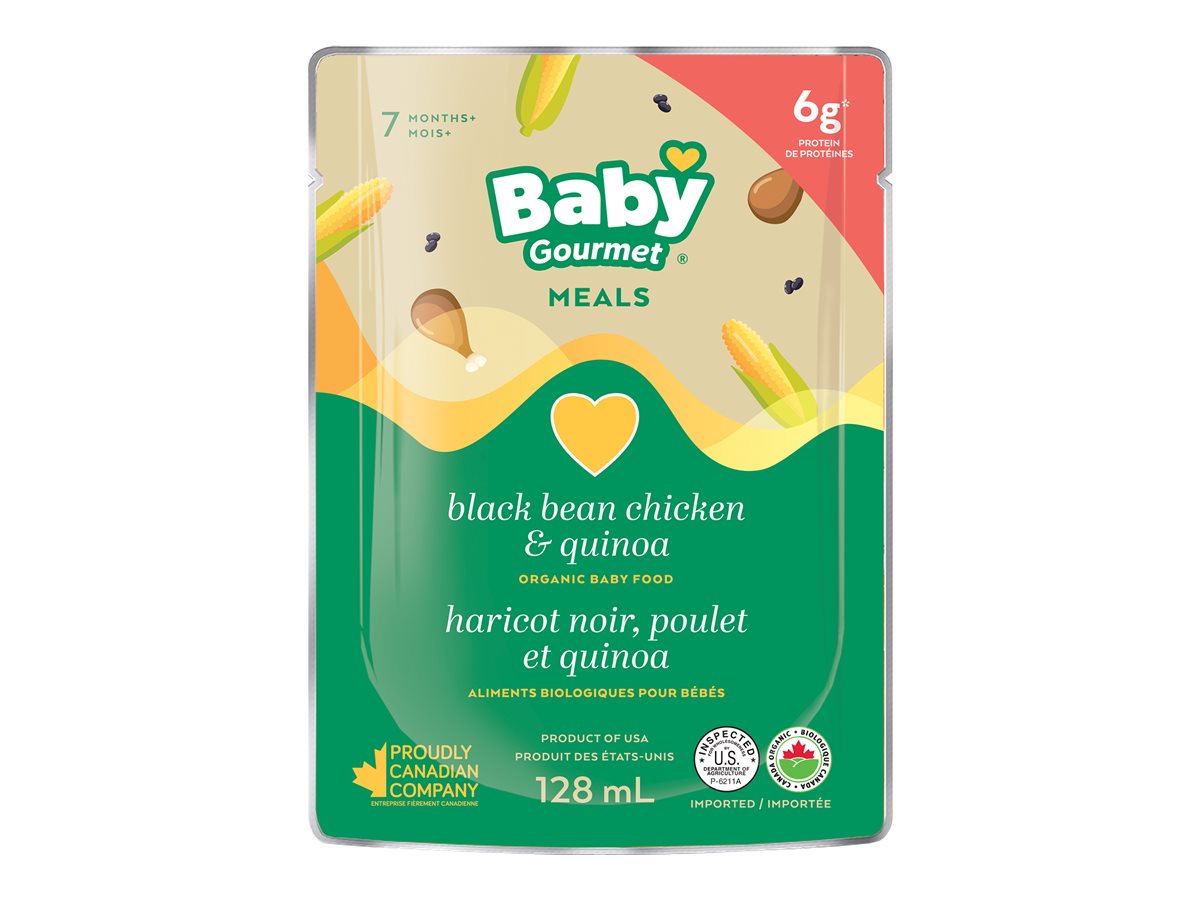 Baby Gourmet Meals Black Bean Chicken & Quinoa 128ml