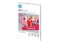 HP - photo paper - matte - 25 sheet(s) - 100 x 150 mm - 180 g/m²