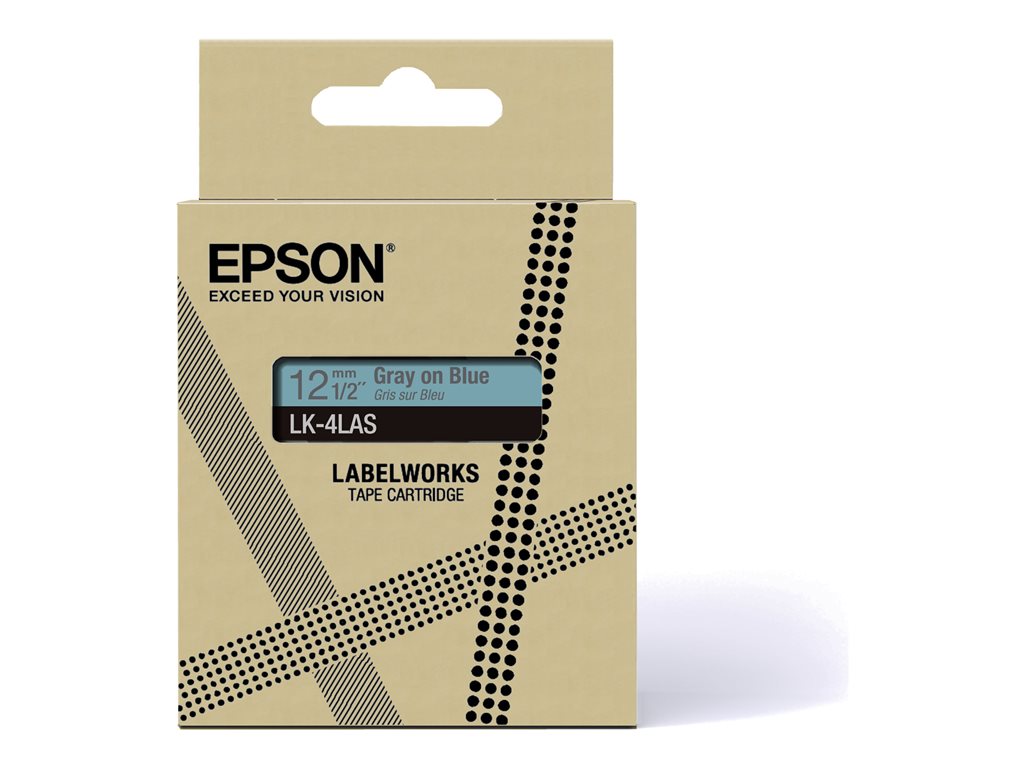 EPSON Colour Tape Blue/Grey 12mm 8m