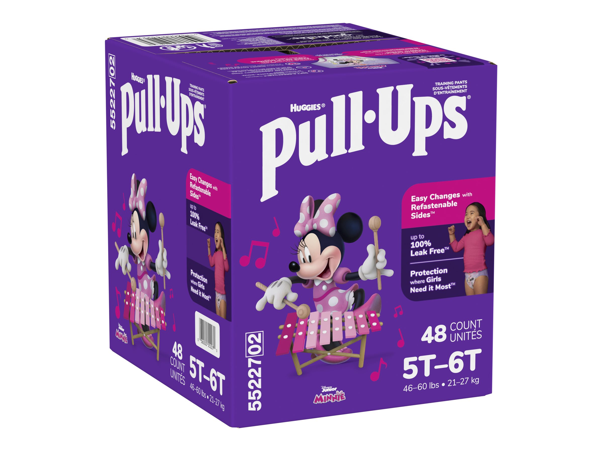 Minnie Mouse 2T-3T Pull-ups Lot of 5 Collectible with hook and