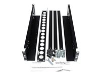 Startech 2U Universal Rack Mount Rails - for 19in Server Rack Enclosure or Cabinet - Adjustable A/V Rack Rails (UNIRAILS2U) -