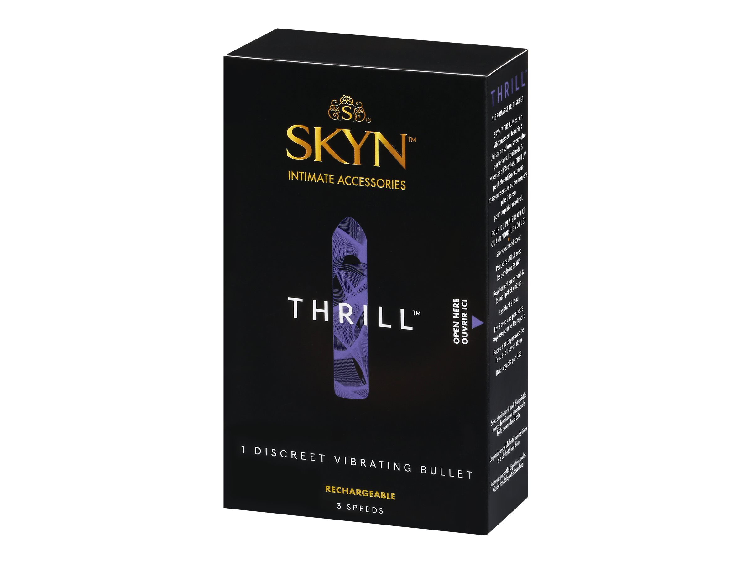 SKYN Thrill Vibrating Bullet Massager - Rose Gold - 9919