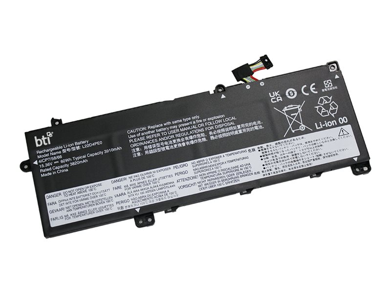 BTI - Notebook battery (equivalent to: Lenovo L22B4PE0, Lenovo 5B11N47446, Lenovo 5B11L67329, Lenovo 5B11L67335, Lenovo 5B11L67337, Lenovo 5B11N47434, Lenovo 5B11N47442)