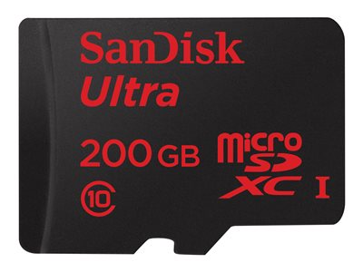 SanDisk Ultra Premium Edition flash memory card (microSDXC to SD adapter included) 200 GB 