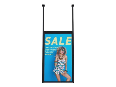Premier Mounts Mounting kit for dual-sided LCD display black screen size: 46INCH, 55INCH 