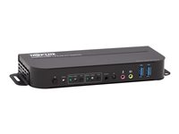 Tripp Lite DisplayPort USB KVM Switch 2-Port 4K 60Hz HDR DP 1.4 USB Cables KVM / audio / USB switch Desktop