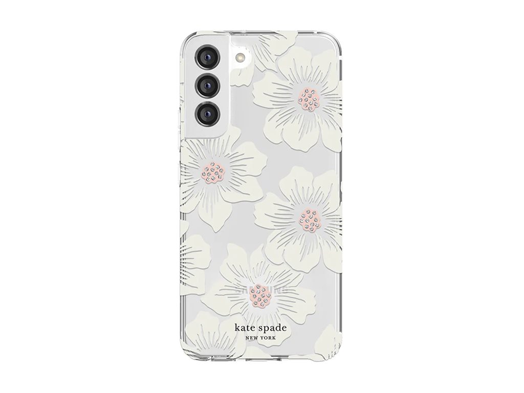 Kate spade New York Hardshell Case for Samsung S22+ - Hollyhock Floral/Clear