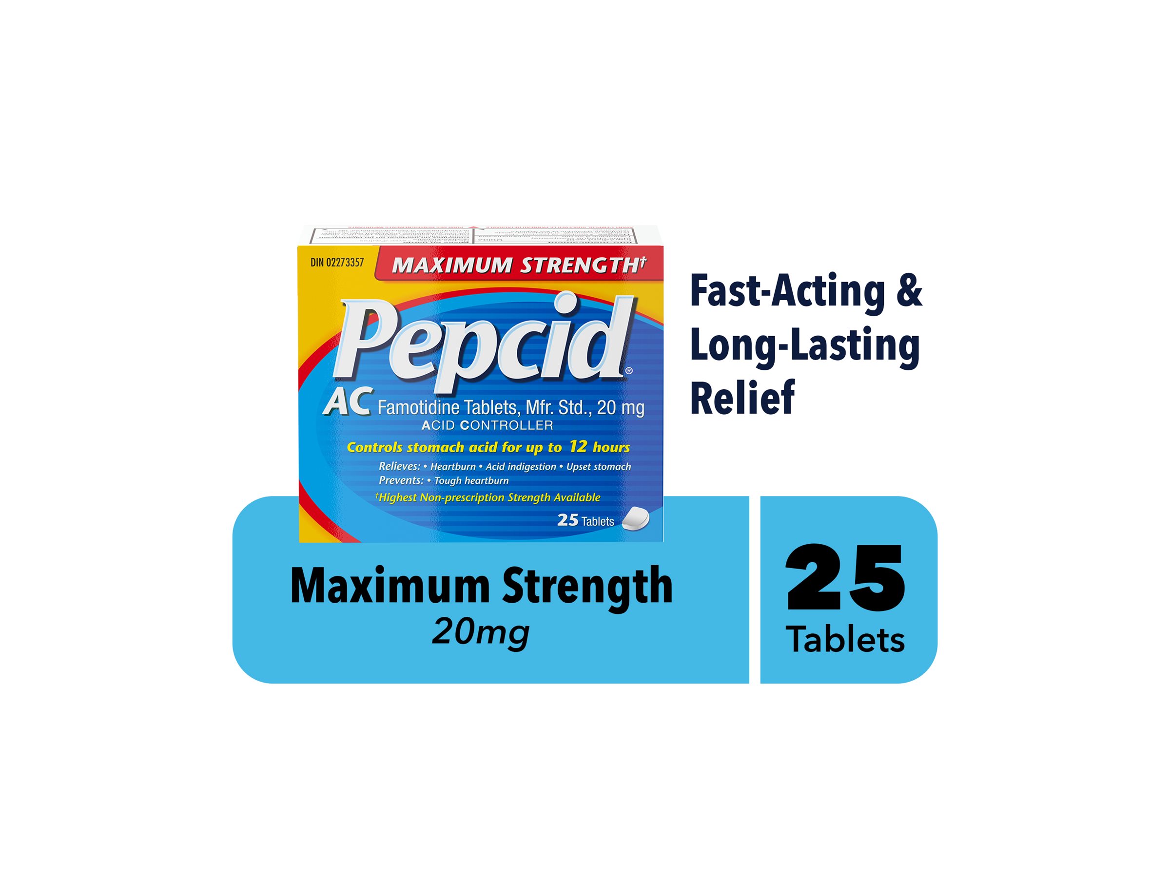 Pepcid AC Acid Controller Maximum Strength Tablets - 25's