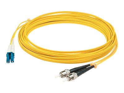 AddOn 15m LC to ST OS1 Yellow Patch Cable