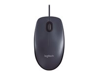 Logitech B100 Mouse right and left-handed optical 3 buttons wired USB
