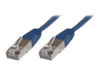 MicroConnect CAT 6 Kabel med folie og kobberfletning (FTP) 7.5m Netværkskabel Blå