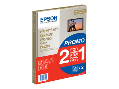 EPSON Fotopapier premium 2 fuer 1 Promo
