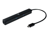 V7 UCMINIDOCK-PT - docking station - USB-C 3.2 Gen 1 - DVI, HDMI - GigE