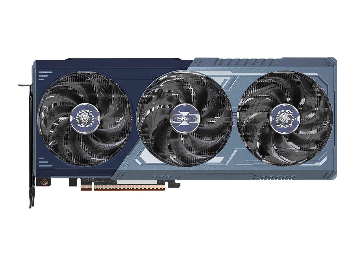 ASRock Monster Hunter Wilds Edition graphics card Radeon RX 9070 XT 16 Product shot Front 79800