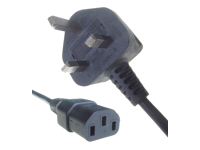CONNEkT GEAR - Power cable - IEC 60320 C13 to BS 1363A (M) - 50 cm - black - United Kingdom
