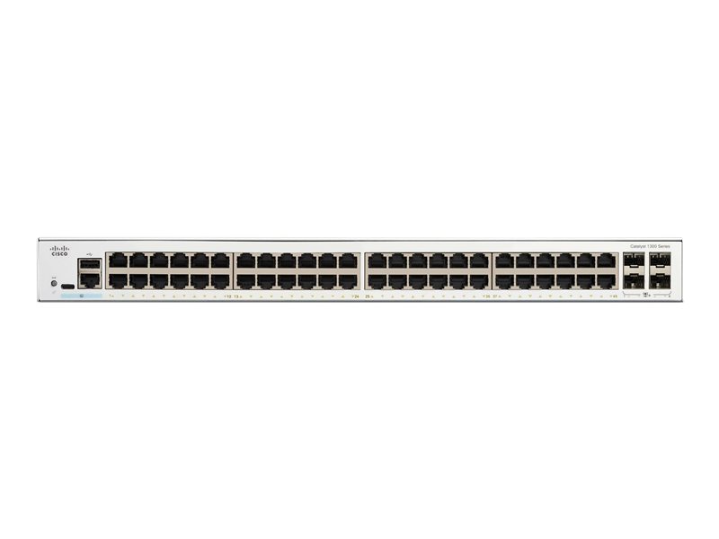 Cisco Catalyst 1300-48T-4X - commutateur - 48 ports - Gr - Montable sur rack