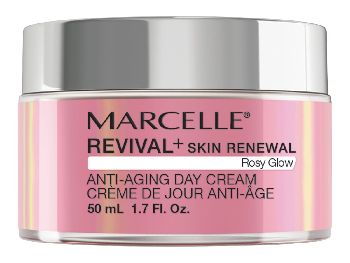 Marcelle Revival+ Skin Renewal Rosy Glow Anti-Aging Day Cream - 50ml