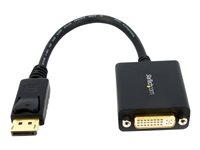 StarTech.com DisplayPort to DVI-D Adapter - 1920x1200 - Passive DVI Video Converter with Latching DP Connector (DP2DVI2) DisplayPort adapter 15.2cm Sort