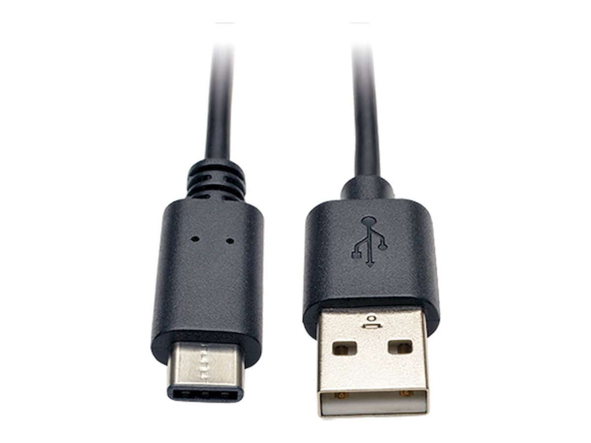 Tripp Lite 3ft USB 2.0 Hi-Speed Cable A Male to USB Type-C USB-C Male 3'