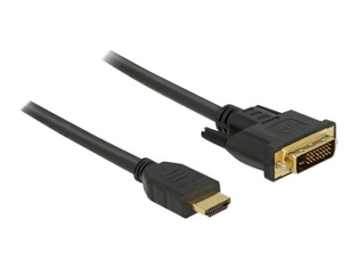 DELOCK HDMI zu DVI 24+1 Kabel 2 m - 85654