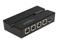 DeLock USB sharing switch til periferiudstyr 4 porte USB
