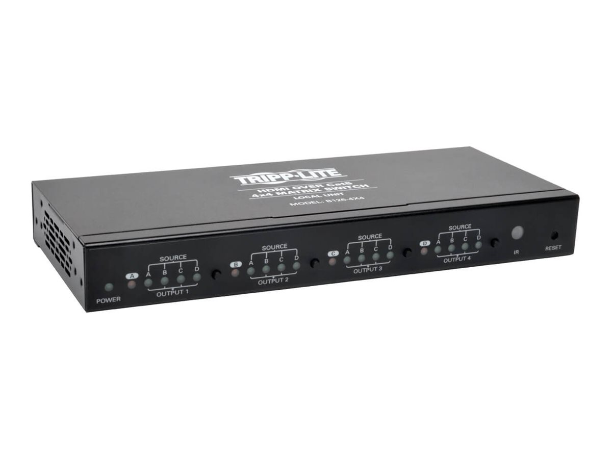Tripp Lite HDMI over Cat5 Cat6 4x4 Matrix Video Extender Switch HDMI RJ45 F/F TAA