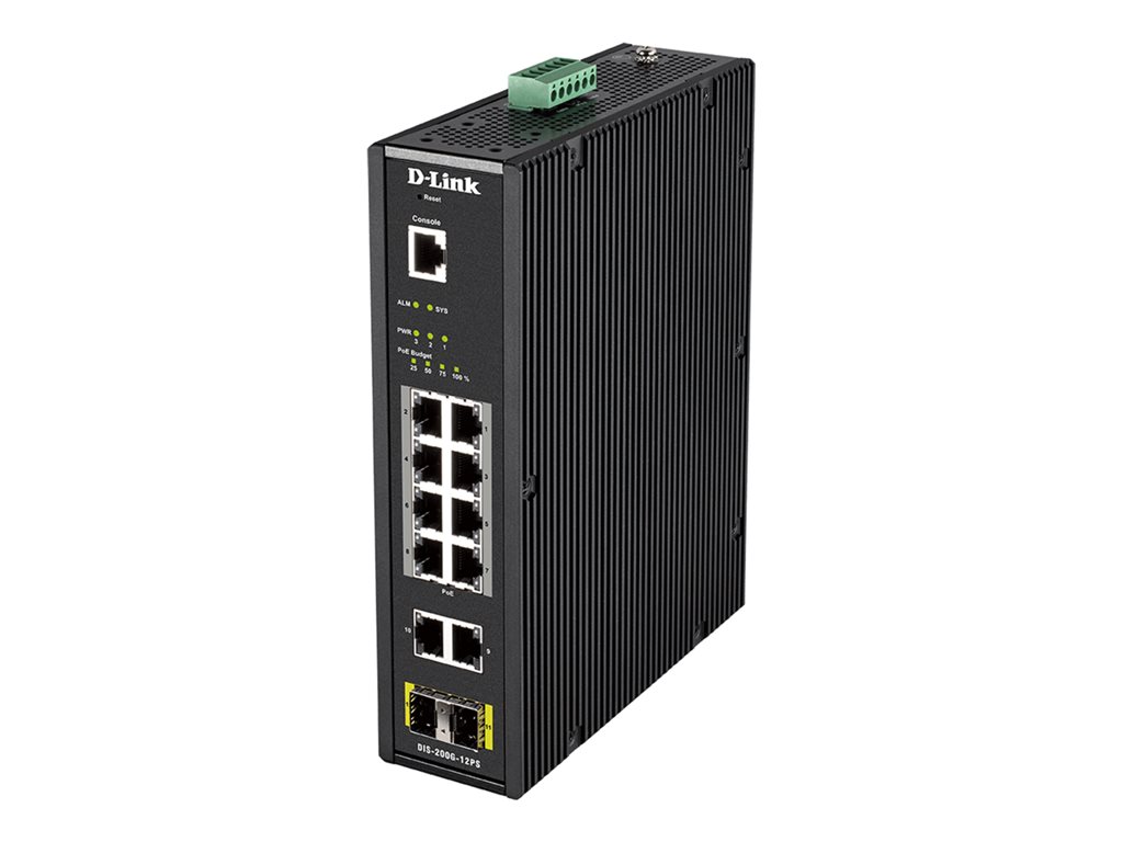 D-LINK 12 Port L2 Industrial SM Switch