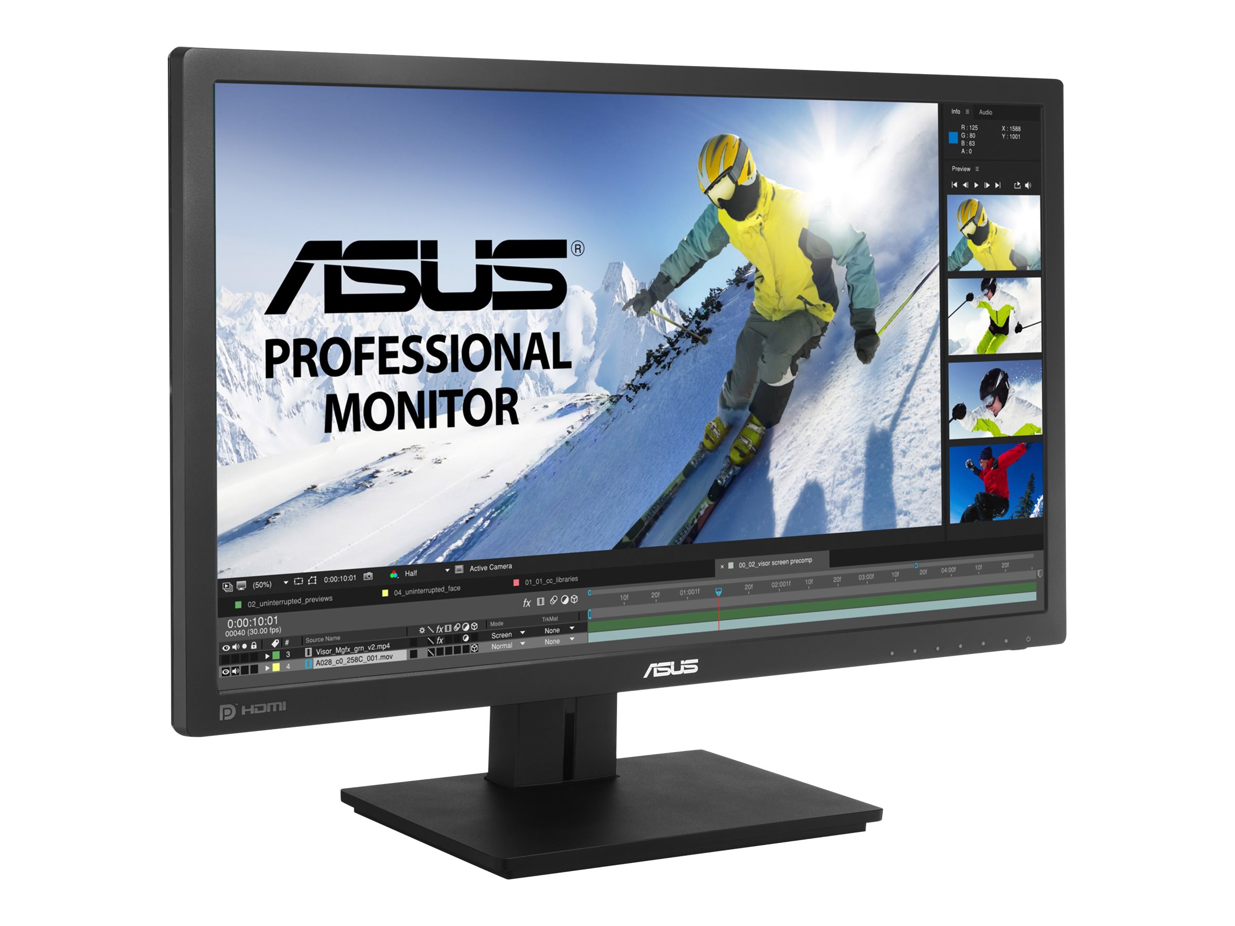 ASUS PB278QV 27inch Graphic monitor TN WQHD 5ms 75Hz 2560x1440 300cd/m2 3Y