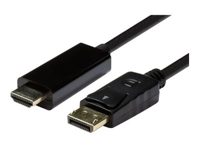 Dynamix video adapter cable DisplayPort to HDMI 3 Product shot Right-angle 79250