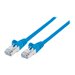 Network Patch Cable, Cat6A, 30m, Blue, Copper, S/F
